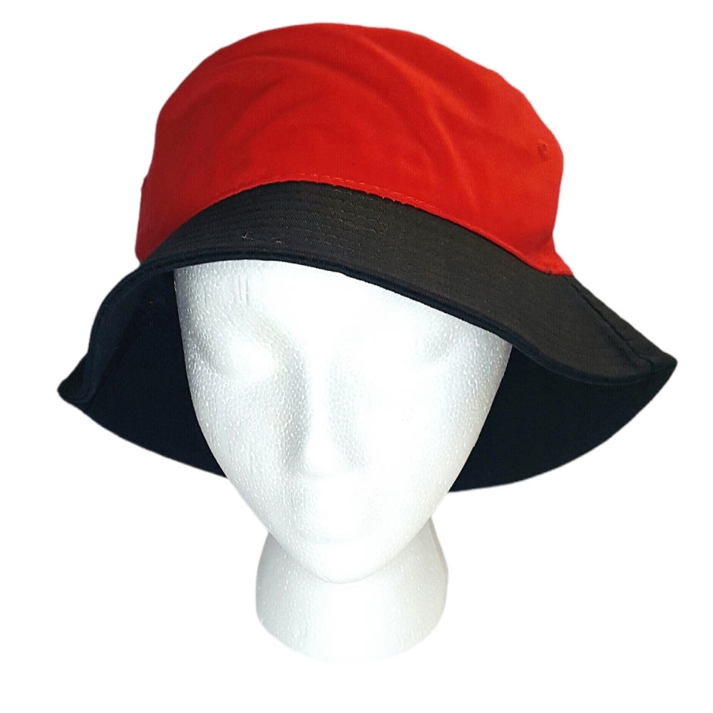 Red/Black InStyle Bucket Hat - Picture 2 of 2